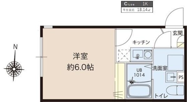 レピュア蓮根レジデンスEASTの物件間取画像